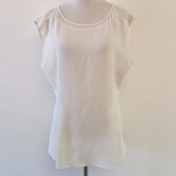 Rebecca Taylor White Blouse Size 8 - Picture 1 of 7